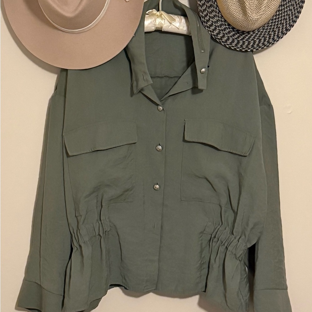 Zara Spring/Summer Blouson Jacket Sz. XL